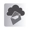 cloud letter network icon