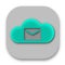 Cloud Mail App Icon with Email