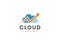 cloud marketing logo template