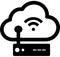Cloud Modem Vector icon that can easily modify or edit This is a premium icon which is suitable for commercial work