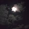 Cloud moon night face nature