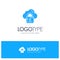 Cloud, Network, Lock, Locked Blue Logo vector