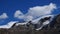 Cloud over a glacier in Zermatt