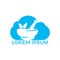 Cloud Pharmacy medical logo design.