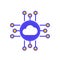 cloud platform icon for web