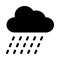 Cloud rain icon