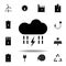 cloud, rain, lightning, energy icon. Set of alternative energy illustrations icons. Can be used for web, logo, mobile app, UI, UX