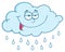 Cloud With RainDrops