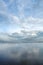 Cloud reflection on wet shoreline - Series 2