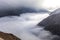 Cloud sea in valley in China