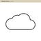 Cloud server icon, Cloud sync, Secure, Cloud services icons, Digital, Editable outline, Wireless technology, Cloud computing, Inte