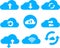 Cloud Services Clip art Icon Collection