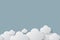 Cloud set background.llustration vector