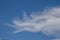 Cloud shapes in a blue sky