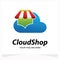 Cloud Shop Logo Template Design Template