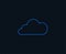 Cloud sign icon. Data storage symbol.