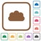 Cloud simple icons