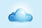 Cloud sky icon logo vector image design