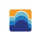 Cloud Sky Stacks Data Mobile App Symbol Icon