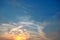 Cloud - sky sunset or sunrise backgrounds beauty in Nature.
