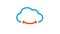 Cloud Smile Logo Design Illustration