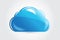 Cloud storage logo vector image