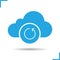 Cloud storage reload icon