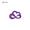 Cloud Sync, cloud computing with data synchronization logo design