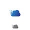 Cloud tech icon in modern style for web, graphic and mobile design