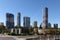 Cloud towers or Aillaud towers in Nanterre suburbs of Paris