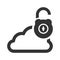 Cloud unload icon