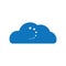 Cloud update icon. outline update simple cloud icon