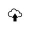 Cloud Upload Flat Vector Icon