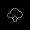 Cloud upload line icon