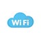 Cloud WiFi icon is basic vector icon, EPS10