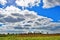 Cloudburst above Sprotbrough farmland, Doncaster