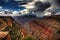 Cloudburst over Grand Canyon