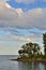 Clouded Dusk Sky at Ludington Park in Escanaba Upper Michigan
