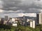 The clouded skyline of borivali Mumbai.