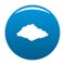 Cloudiness icon blue