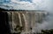 Clouds above Victoria Falls on Zimbabwe and Zambia border. Seven Nature Wonders of the World