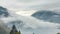 Clouds in the alps