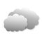 Clouds as weather icon