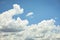 Clouds background white fluffy cloudscape nature background