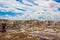 Clouds and Badlands at Petrified Forest