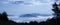 Clouds below in Carpathian mountains