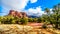 Clouds and blue sky over Courthouse Butte between the Village of Oak Creek and the town of Sedona in northern Arizona