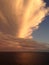 Clouds in Caribbean sea sunset (Bahamas)