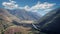 Clouds Casting Shadows Over Sunny Valley