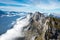 Clouds at the Churfirsten mountains